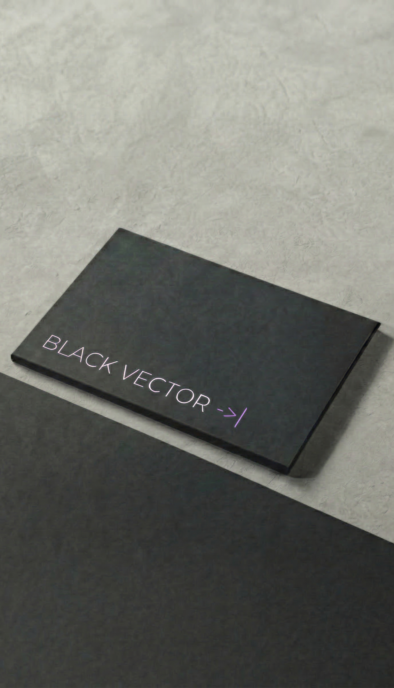Black Vector card